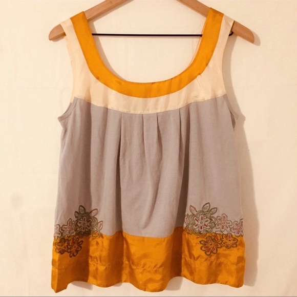 Johnny Was Tops - Johnny Was | Top | Mix Media Top with Embroidery